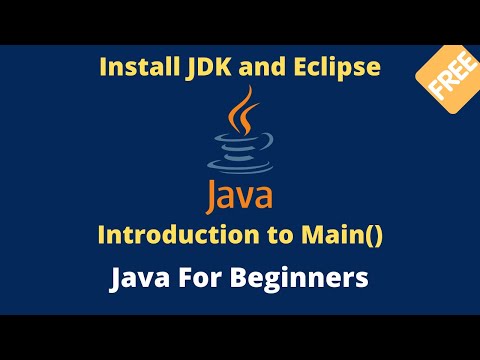 Java Tutorial for beginners  - install eclipse & JDK -  creation of packages and classes(2022)