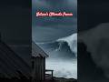 Massive Storm Wave/ Tiny Cabin⚡/ Epic Nature Fury Giant Wave Crashing Cabin 😱/Stormy Ocean Power 🌊