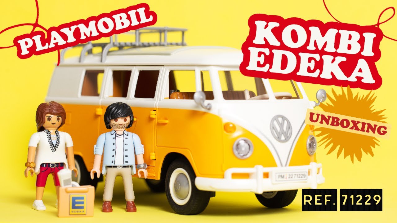 VOLKSWAGEN T1 Bulli Camping Bus EDEKA limited edition [ PLAYMOBIL