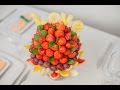 7 часть  Сборка букета в горшочке с надписью Love Фруктовый мастер-Fruitm