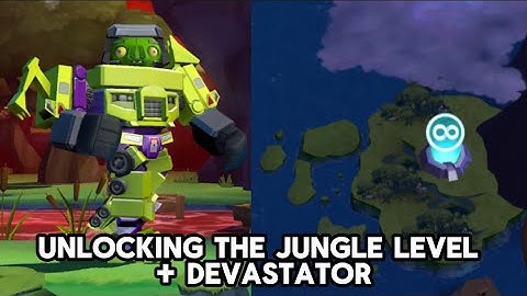 Angry Birds Transformers Unlocking The Jungle Level + Devastator