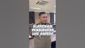 Klarifikasi pembubaran Live diatas jembatan Ampera Palembang #palembang #mangdayat