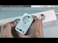Tuya 16A WiFi Smart Socket met 65W GaN snellader, USB- en Type-C-poorten video