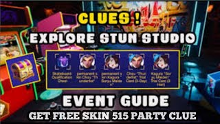 515 PARTY CLUE | FREE SKIN WEB EVENT IN MOBILE LEGENDS | TUTORIAL & GUIDES screenshot 3