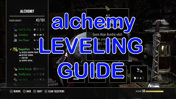 Elder Scrolls Online - how to level Alchemy fastest way
