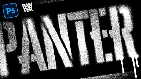How to Make Stencil Spray Paint Text Effect in Photoshop, Firefly & Illustrator