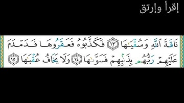 سورة الشمس مكررة أيمن السويد