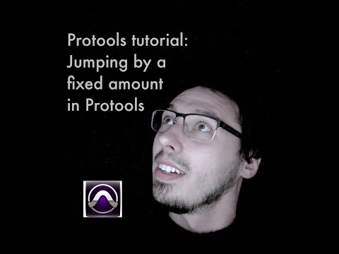 Protools Tutorial: Navigation. moving playhead/jumping by a fixed amount