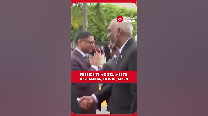 Maldivian President Muizzu Meets Indian Officials in Malé | PM Modi Facilitates High-Level Talks