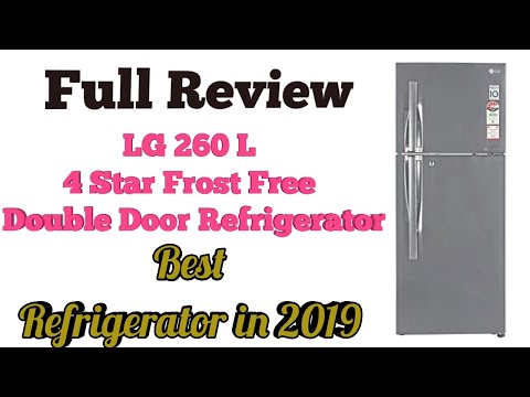 best-refrigerator-in-2019-|-lg-260-l-4-star-frost-free-double-door-refrigerator
