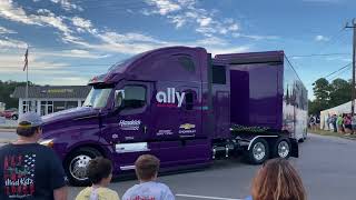 Darlington Southern 500, Hauler Parade arriving at Speedway