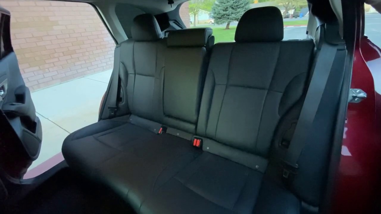 2020 Subaru Outback Rear Seats Adjustment Youtube