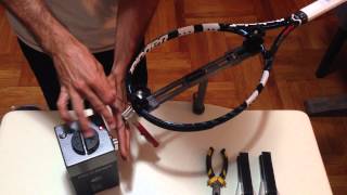How to start vertical strings with a starting clamp