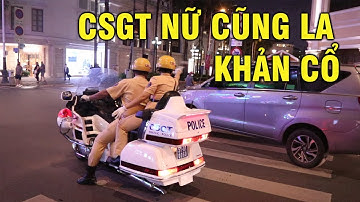 CSGT dùng Goldwing nẹt pô, la khản cổ khi dẫn đoàn Hy Lạp, cảnh sát mặc thường phục khóa đuôi