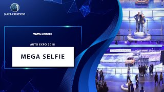 MEGA Selfie rocks at Tata Motors Pavillion in Auto Expo 2018