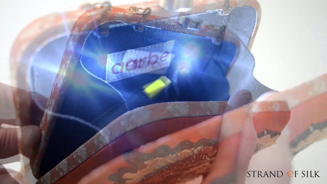 Indian Designer Clutch Bag with LED Lighting | strandofsilk.com