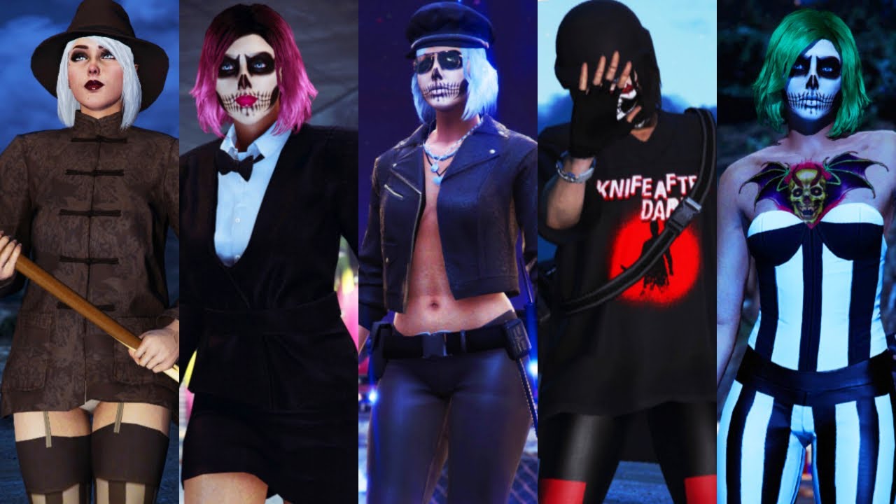 GTA V 23 Female Halloween Outfits 2024 YouTube 