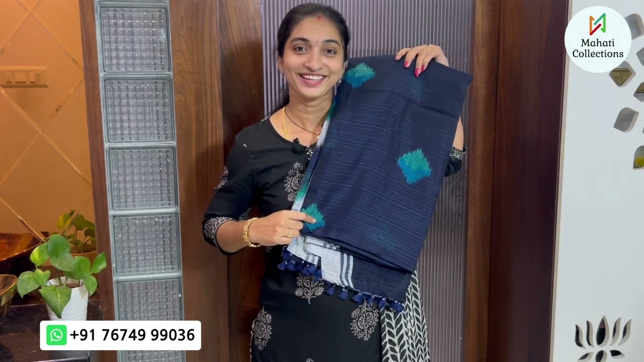 Linen Cotton Sarees | Stylish Saree Collection | Summer Saree Collection | 