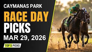 Caymanas Park | TOP 5 PICKS | March 29, 2026