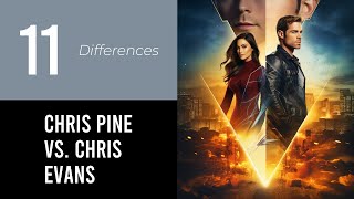 Famous 11 Differences: Chris Pine vs. Chris Evans Net Worth