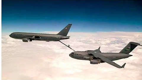 U.S. Navy P-8A Poseidon Refueling Over Poland