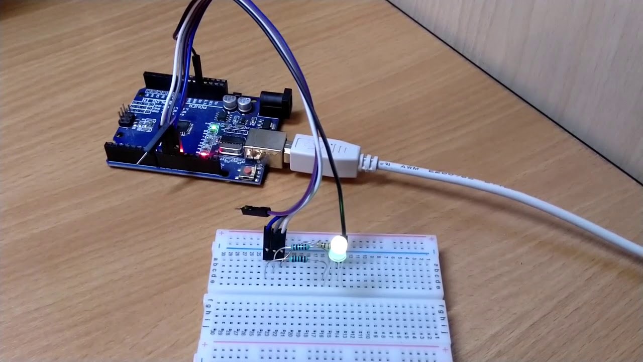RGB LED with Arduino - YouTube