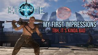 First Impressions of Epitome MMORPG | UE 5.7 MMORPG (Pre-Alpha)