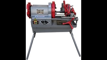Electric Pipe Threader Machine (1/2" - 4") Threading Cutter, Deburrer NPT P100