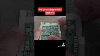 Reptilian Face On Dollar Bill