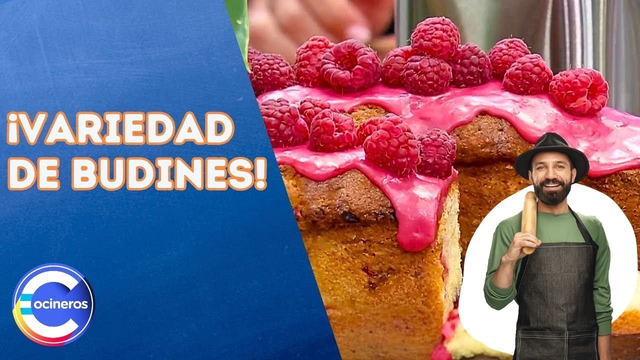 ¡1 receta, 4 budines navideños! 🤤 De limón, chocolate, frambuesas y frutos | Cocineros Argentinos