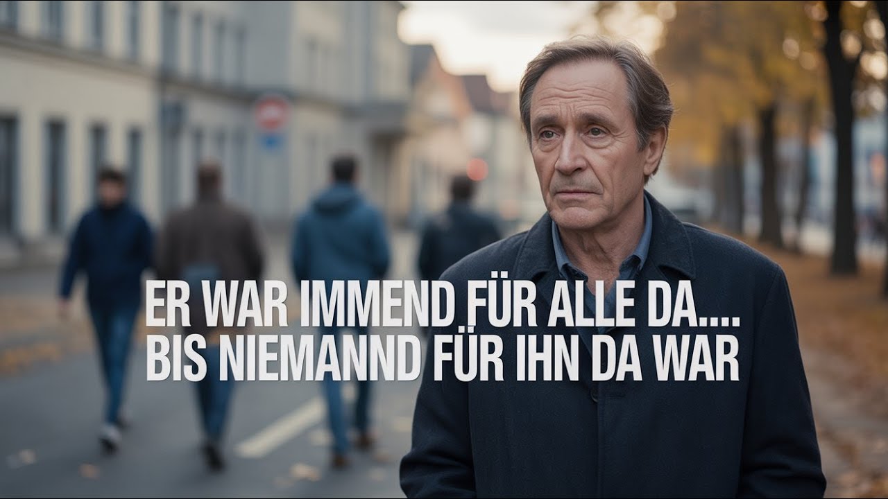 Er war immer für alle da… bis niemand mehr für ihn da war
