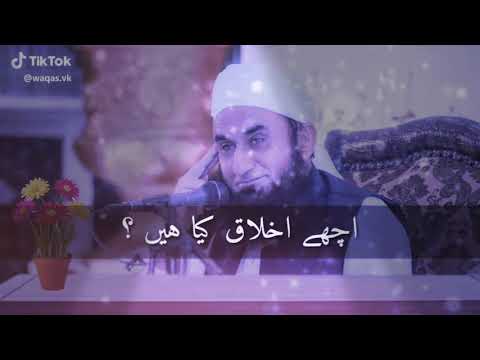 اچھے اخلاق مولانا طارق جمیل صاحب