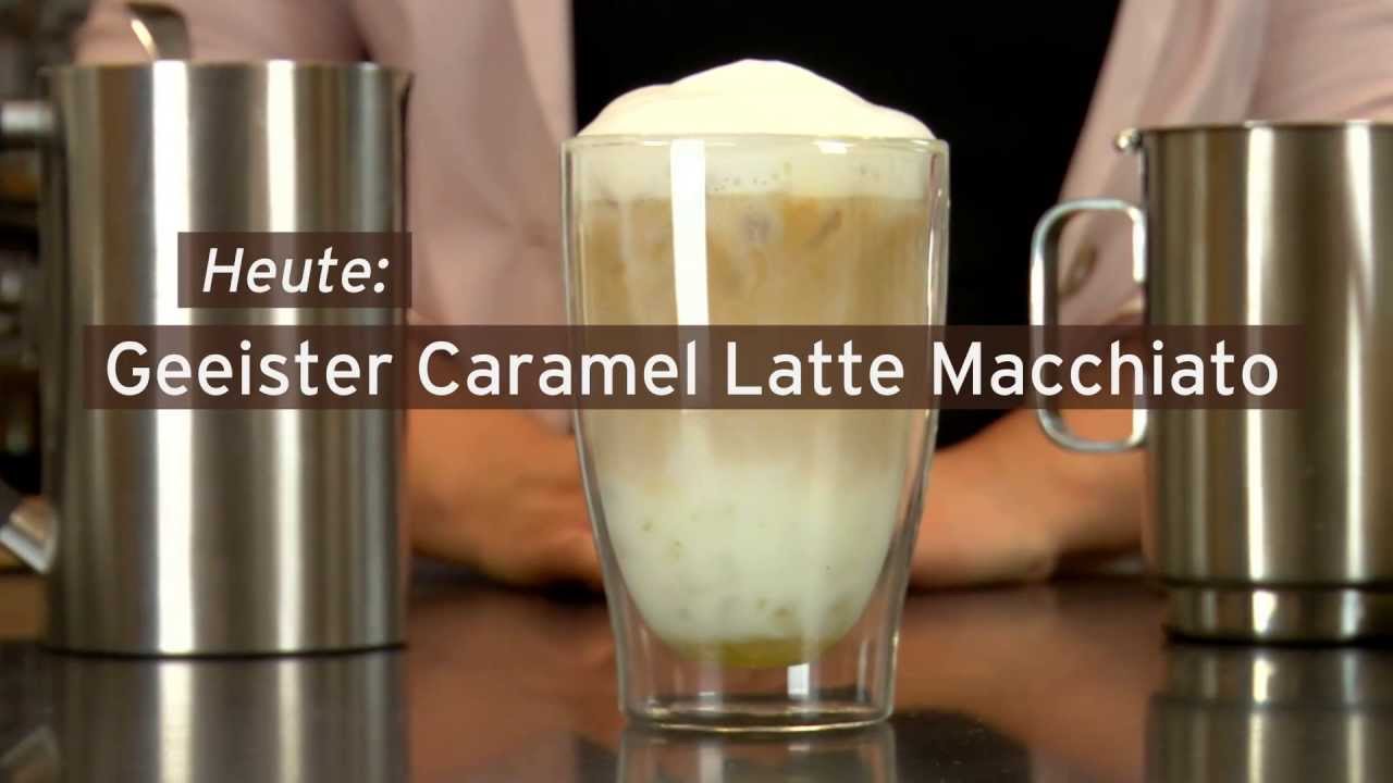 Cafissimo Rezept: Geeister Caramel Latte Macchiato - YouTube