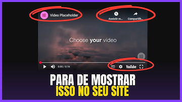 COMO ESCONDER TÍTULO E LOGO DE VÍDEO DO YOUTUBE NA SUA PÁGINA WORDPRESS