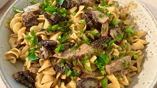 Morel Mushroom and Steak Stroganoff ~ With Twin Cities Adventures !