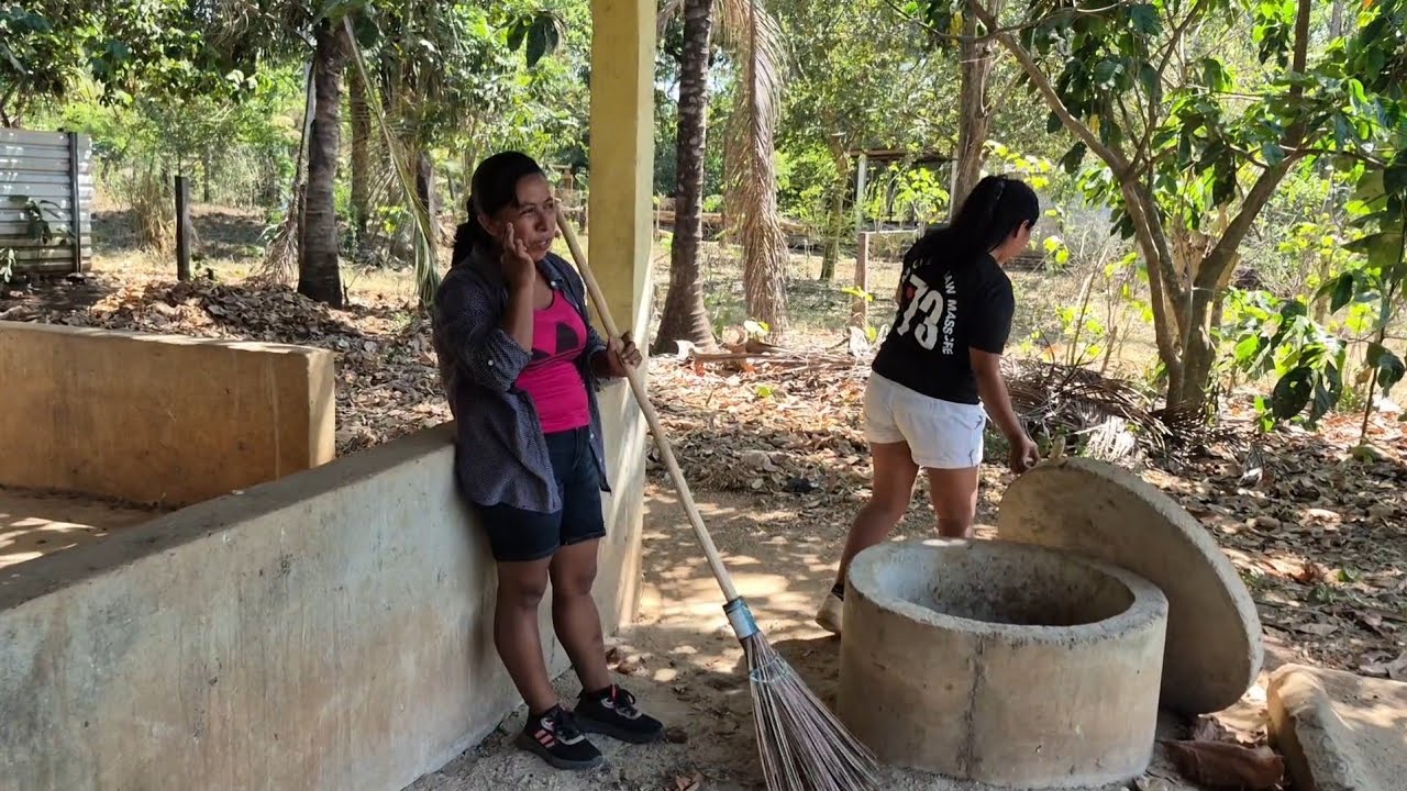 Pozo contaminado y mucha basura el grupo hizo una limpieza profunda 🥹