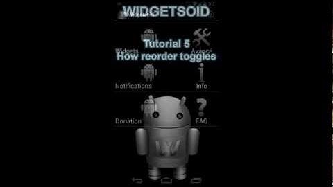 Widgetsoid tutorial 5
