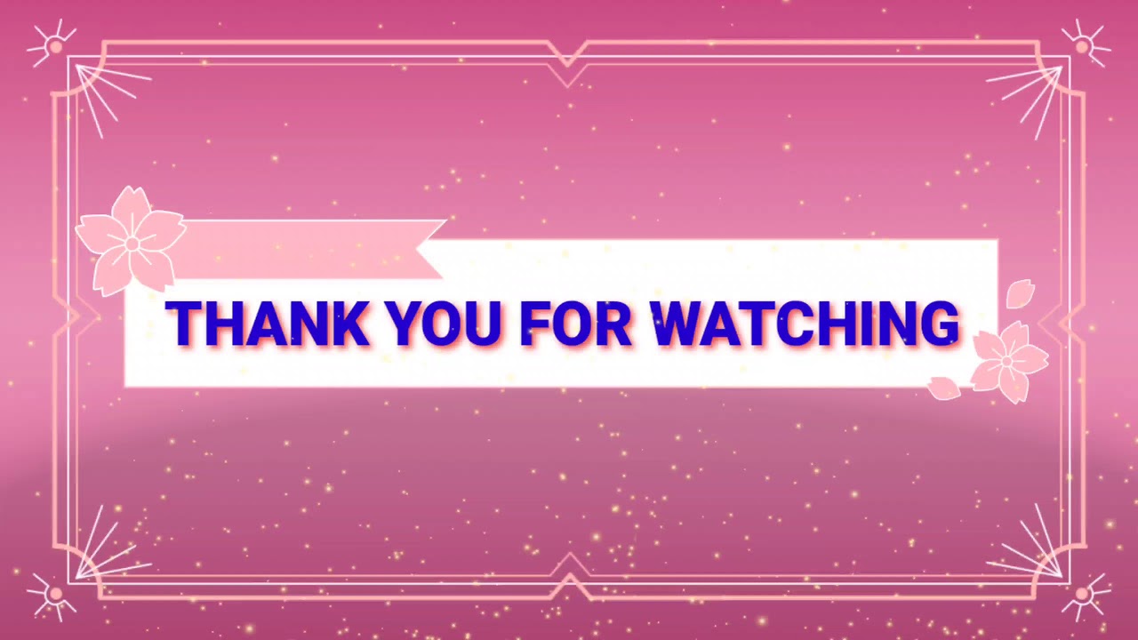 Thank You For Watching Short Outro Free To Use Short Youtube