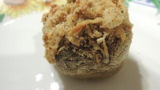 Simple Stuffed Mushroom with Imitation Crab Meat