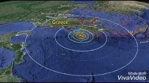 Termet i forte në Greqi / Lëkundjet ndihen edhe në Shqiperi..