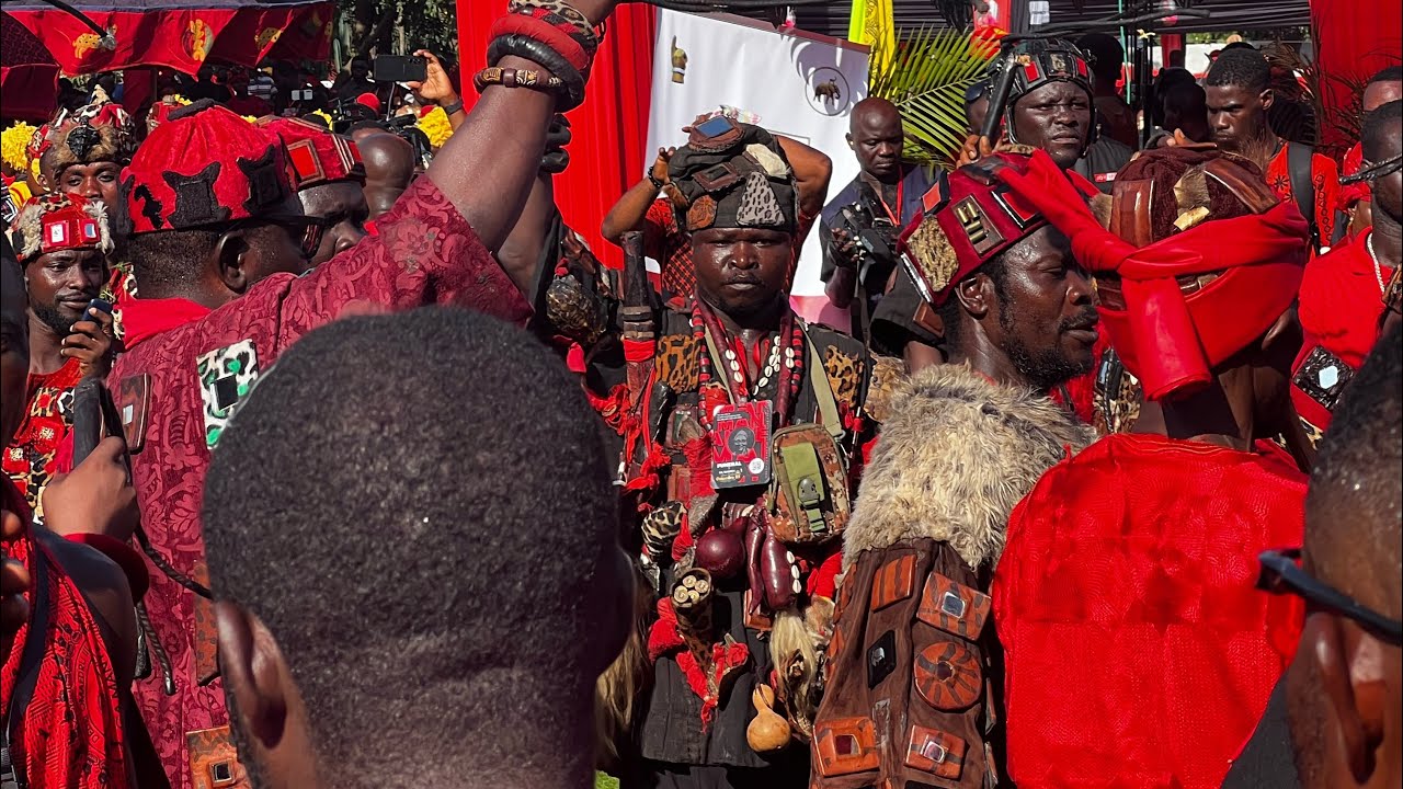 ARRIVAL OF OMANHENE’S AT GA MANYE NAA DEDEI OMAEDRU III FINAL FUNERAL ...