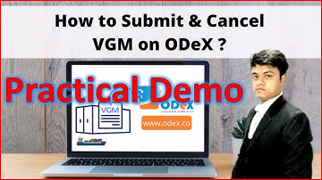 How To Submit VGM || Import Export Trainer || Pravesh Forwarder