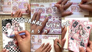 Kawaii Journal Stickers with me | ASMR IMMERSIVE ✨