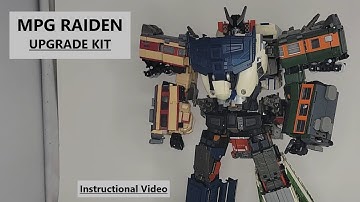 Transformers Masterpiece (MPG) Raiden UPGRADE KIT Instructional Video
