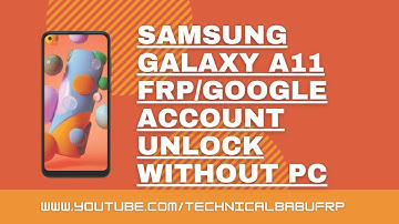 SAMSUNG GALAXY A11 (A115F) Android 10 FRP/Google Account Bypass - APP NOT INSTALL FIXED WITHOUT PC.
