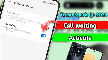 How to activate call waiting on tecno spark go 2024 | call waiting setting