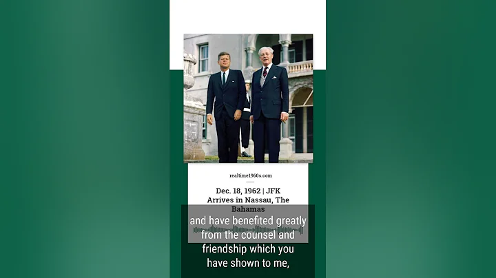 Dec. 18, 1962 - JFK Remarks to Harold Macmillan in...