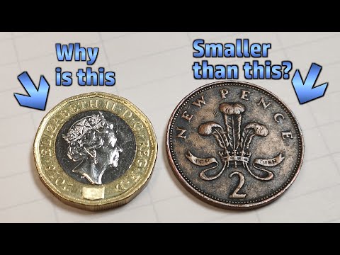 Why Is The UK 2 Pence Coin So Big? A Rambling Look At British Currency