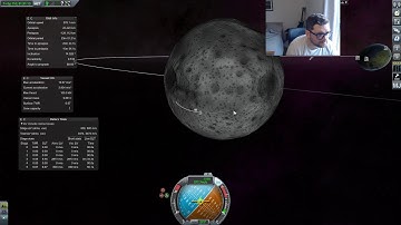 KSP Career part 8 - The Mun and the station.