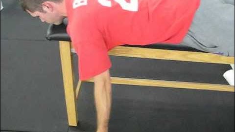 ShoulderPerformance.com: Prone Horizontal Abduction